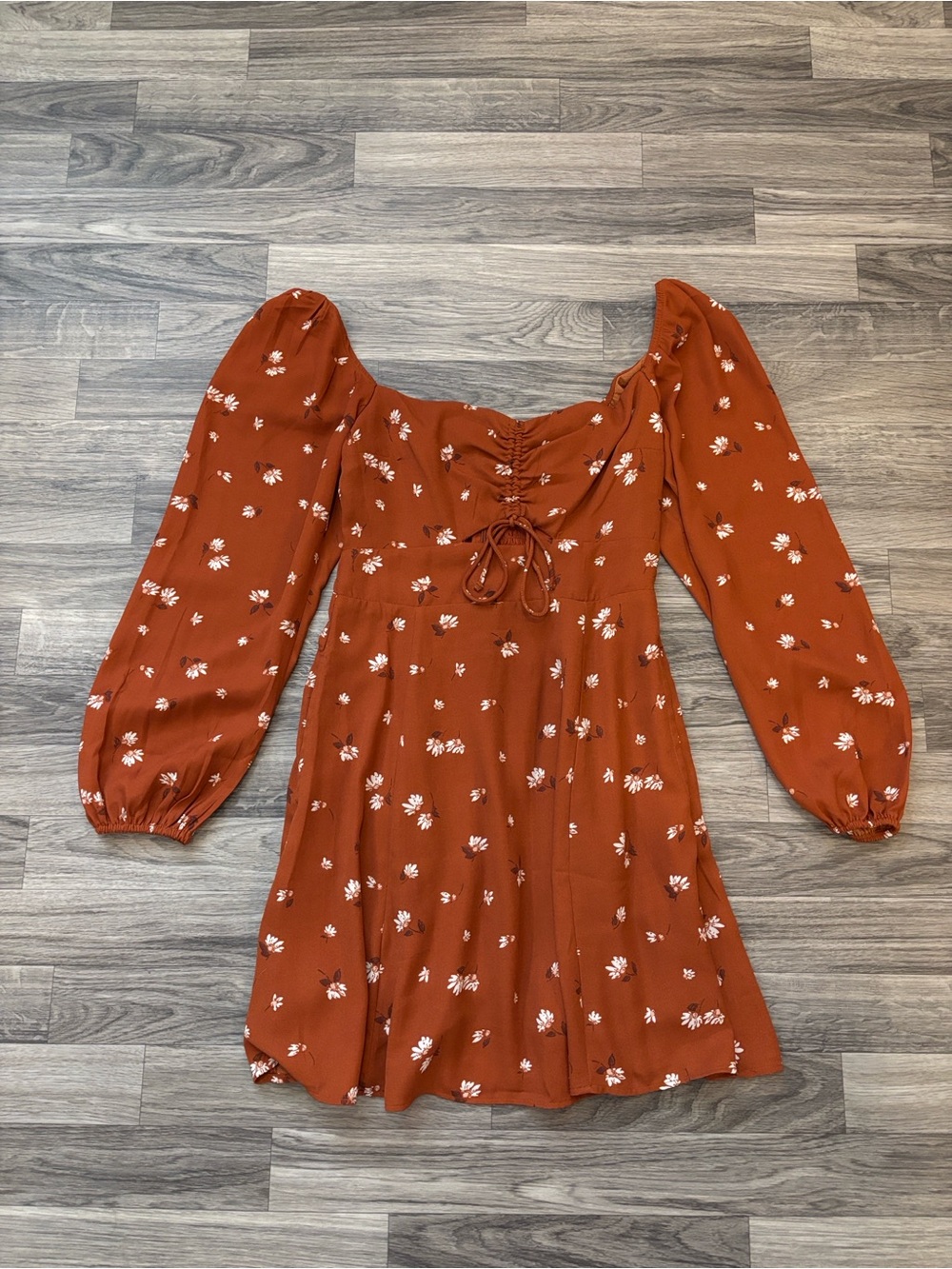 Abercrombie & Fitch Rust Floral Dress